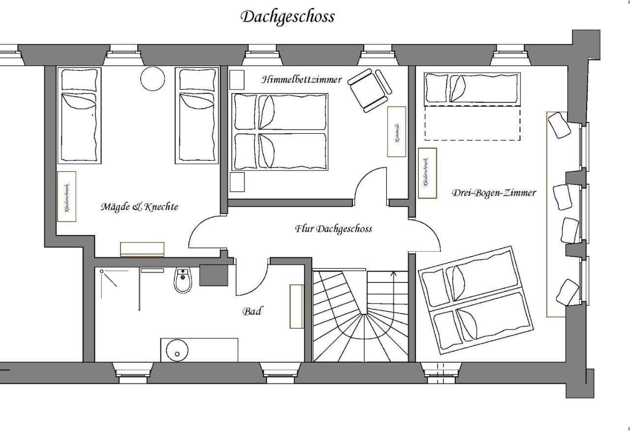Neues Gesindehaus Vila Rötha Exterior foto